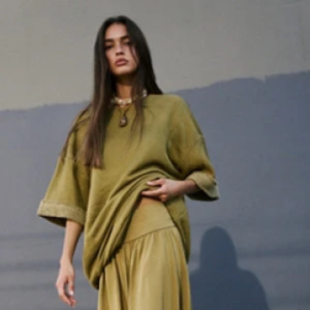 Free People Carolyn Set (crushed rosemary)